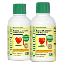 PLUS会员：ChildLife童年时光钙镁锌 柠檬酸液体钙  维生素K2+D3  6个月+ 473ml/瓶