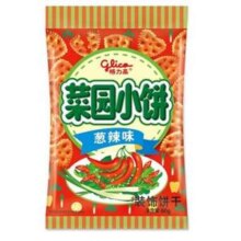 格力高 菜园小饼 葱辣味 80g*25包