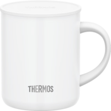 膳魔师（THERMOS）保温杯茶杯340ml不锈钢情侣带盖简约马克咖啡杯水杯子JDG-351 WH