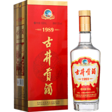 Plus会员：古井贡酒1989 浓香型白酒 50度 500ml 单瓶装 买3件