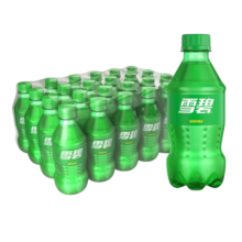 可口可乐（Coca-Cola）雪碧 Sprite柠檬味汽水碳酸饮料300ml*24瓶 整箱装