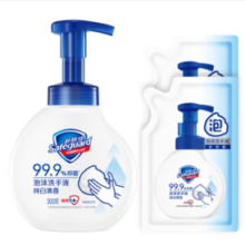 PLUS会员！Safeguard 舒肤佳 抑菌泡沫洗手液 纯白 300g+200g*2