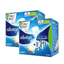 京东PLUS、有券的上：whisper 护舒宝 液体卫生巾28片日用组合(240mm*18+270mm*10)超薄姨妈巾无感保护