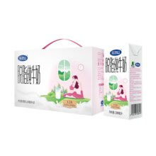 临期：完达山 脱脂纯牛奶 200ml*10盒