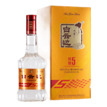 Plus会员：概率券：白云边五年 浓酱兼香型白酒 42度 500ml 单瓶装