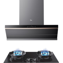 PLUS会员、预售、需弹券：Midea 美的 AK5 PRO+Q529 顶侧双吸式烟灶套装 天然气+凑单
