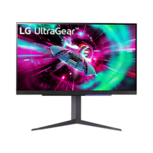 plus会员：LG 27GR93U 27英寸 4K显示器 144Hz FastIPS 1ms HDMI2.1 HDR400