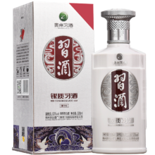 plus会员：习酒 第三代银质 酱香型白酒 53度 500ml 单瓶装 *6件