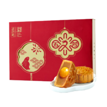 PLUS会员：五芳斋 月饼礼盒 中秋礼品 中华老字号 五芳福享月饼礼盒470g *7件
