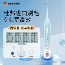 Paul Frank 大嘴猴 成人充电声波软毛电动牙刷（送4支原装刷头+充电线，）3色