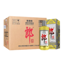PLUS会员：郎酒 郎牌郎酒2022年纪念酒 酱香型白酒53度500ml*12瓶整箱装