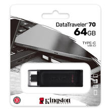 Kingston 金士顿 USB3.2 Gen1 U盘 黑色 64GB Type-C