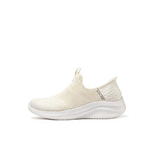 SKECHERS 斯凯奇 女鞋健步鞋一脚蹬妈妈鞋透气孕妇鞋2024早秋新款