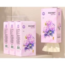 PLUS会员：漫花 家用气垫压花大包抽纸4提4层3680张