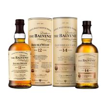 88VIP会员：THE BALVENIE 百富 12年双桶陈酿+14年加勒比桶陈酿单一麦芽威士忌