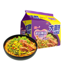 PLUS会员：统一 老坛酸菜牛肉面 150g*5袋
