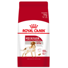 皇家狗粮 成犬狗粮 犬粮 中型犬 M25 全价犬粮 12月以上 15KG