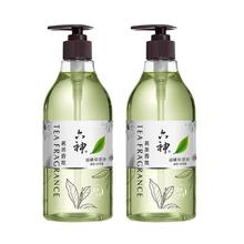 21.66六神茗茶植萃沐浴露475ml*2瓶