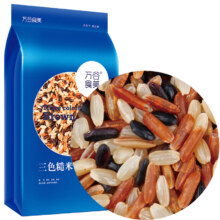 plus会员、概率券：万谷食美 甄选三色糙米1kg