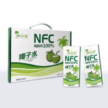 PLUS会员：椰小帽 NFC椰子水100% 250ml*10盒