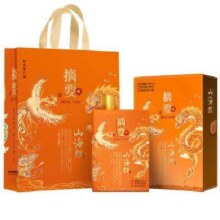 预售、0点截止：摘要 山海经 龙凤版 53度 酱香型白酒 500ml*4瓶 礼盒 整箱装