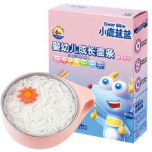 PLUS会员：小鹿蓝蓝 宝宝有机营养辅食 10cm线面 麦香原味*3件