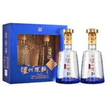 泸州老窖泸州陈曲永福祥 52度 浓香型白酒 500ml*2瓶 礼盒装