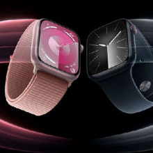 PLUS会员：Apple 苹果 Watch Series 9 智能手表 GPS款 45mm 午夜色 回环式运动表带 蜂窝款