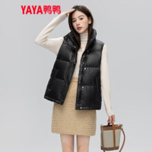 PLUS会员：YAYA 鸭鸭 羽绒服女士马甲 3色可选