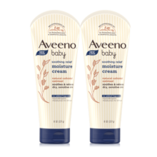 艾惟诺（Aveeno）儿童面霜舒缓燕麦婴儿润肤乳身体乳深层滋润宝宝面霜227g*2