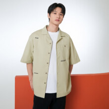 PLUS会员：JACK&JONES 杰克琼斯 秋季新款纯棉衬衫 男装 223104004C02-灰色