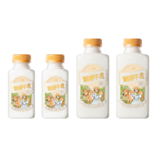 plus会员、需首购:一鸣 真鲜娟姗牛乳  220ml*2+450ml*2瓶＊4件