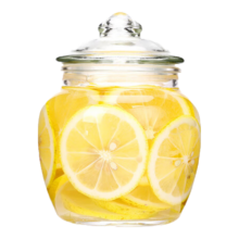 妙厨伦 加厚玻璃密封罐带盖 泡菜坛子 650ml*2件