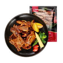 大希地 调味牛仔骨牛肋排 带骨牛小排   冷冻1kg