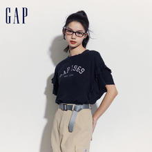 88VIP会员：Gap 盖璞 女装 复古水洗印花短袖T恤 541730
