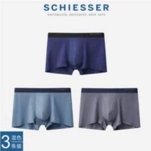 SCHIESSER 舒雅 E5/19896T 男士50S兰精莫代尔平角内裤 3条