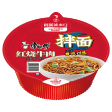 康师傅方便面 干拌面 红烧牛肉面130g