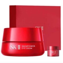 再降价、京东百亿补贴、plus会员：SK-II大红瓶大眼眼霜15g抗皱保湿sk2化妆品全套护肤品套装