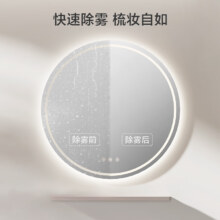 恒洁陶瓷一体盆多层实木大容量分区储物卫生间洗手盆柜组合 6221浅咖 80cm