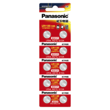 Panasonic 松下 LR1130 碱性纽扣电池 1.5V 80mAh 10粒