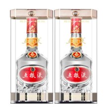 20点、PLUS会员：五粮液 普五第八代五粮液 浓香型白酒 39度 500mL*2瓶装