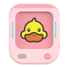 渠艺GDUCKKIDS 学习机 小黄鸭插卡片宝宝早教机 80张双面 FHN-3卡片机-粉色