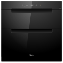 美的（Midea）消毒柜嵌入式家用 厨房餐具碗柜碗筷茶杯茶具 紫外线 二星 婴儿奶瓶 130L三层大容量130HQ3