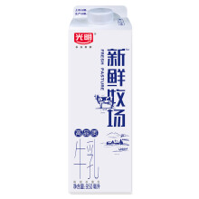 PLUS会员：Bright 光明 新鲜牧场 高品质牛乳 950ml*3件