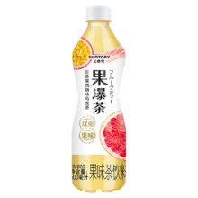 plus会员：三得利 果瀑茶 百香果西柚味乌龙茶 多重果味茶饮料 500ml*15瓶整箱装