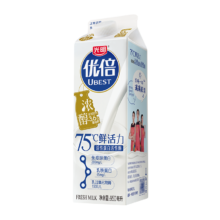 plus会员、需首购、概率券:光明 优倍 4.0g 浓醇鲜奶 950ml*1＊2件