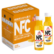 88VIP、需福袋：福兰农庄 PETNFC 橙汁饮料 300ml×6瓶