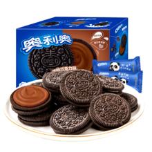 88VIP会员：OREO 奥利奥 夹心饼干浓醇巧克力味休闲食品网红零食小包装12包582g