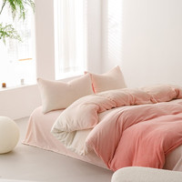 AIDLI A类加厚双面牛奶绒四件套 200*230cm