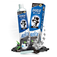 DARLIE 好来 超白竹炭深洁牙膏 亮白清新 4支共480g+牙刷2支